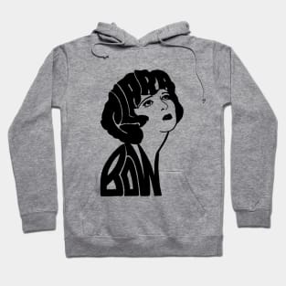 Clara Bow Name Head Hoodie